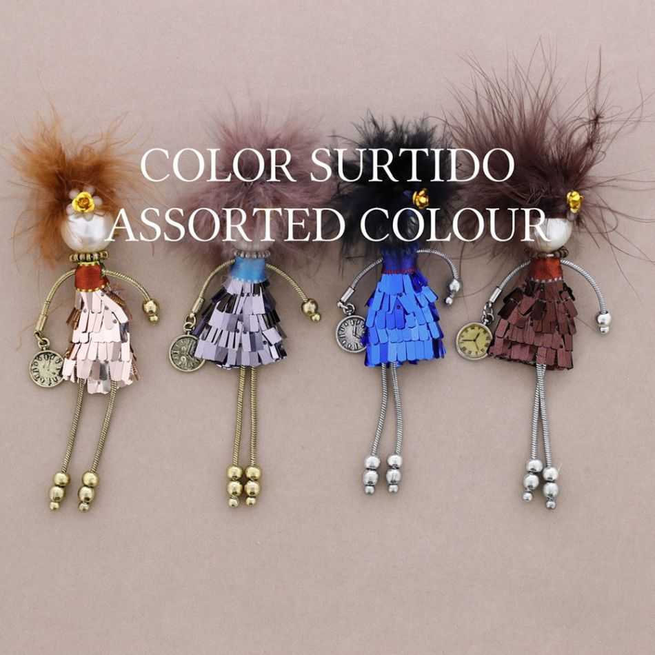 LADY QUEEN DOLL BROOCH