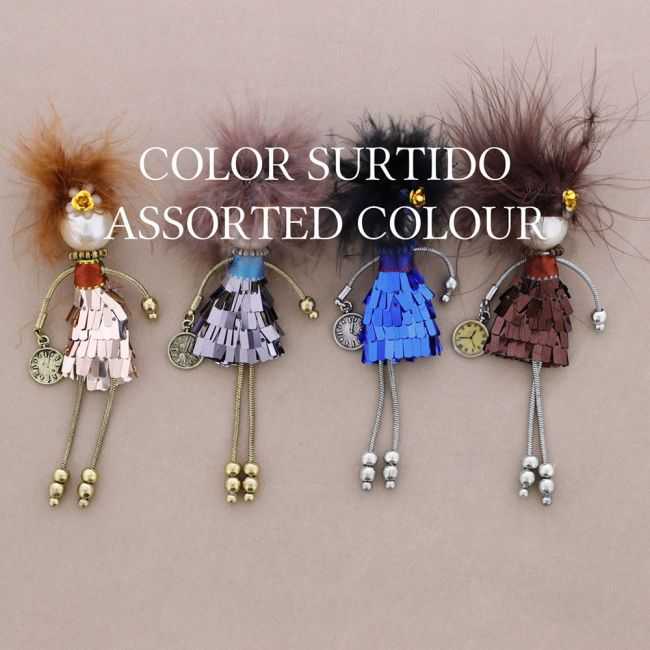 LADY QUEEN DOLL BROOCH
