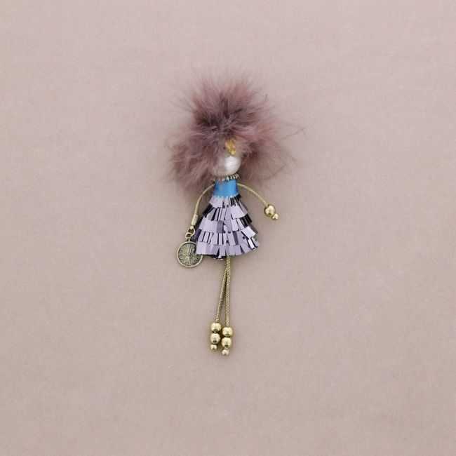 BROCHE MUÑECA LADY QUEEN
