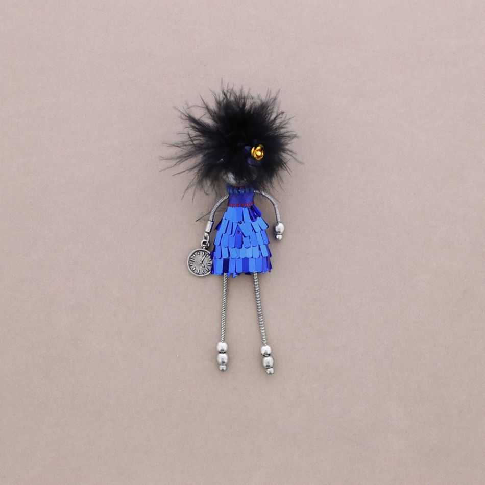 LADY QUEEN DOLL BROOCH