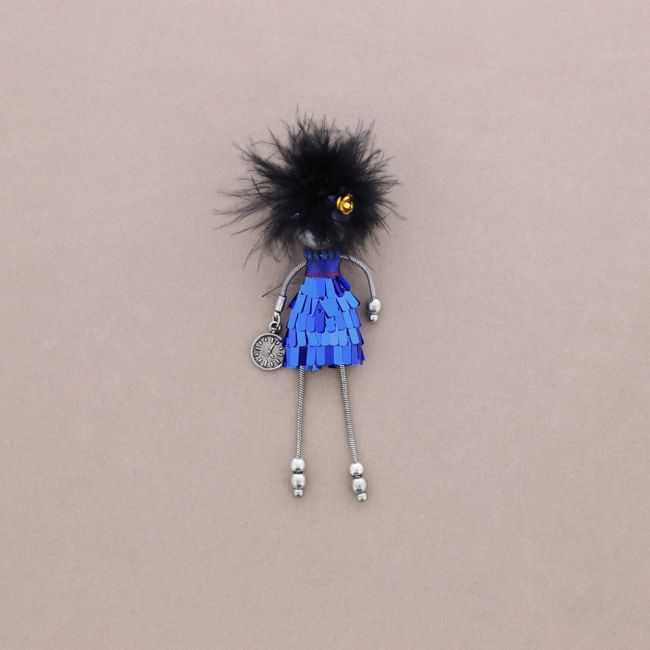 LADY QUEEN DOLL BROOCH
