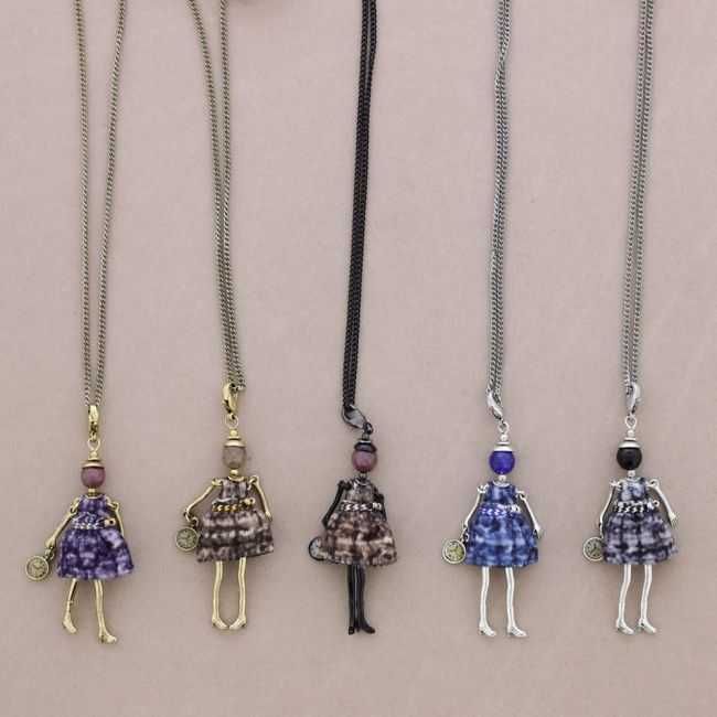 PENDANT SHORT NECKLACE DOLL MINI