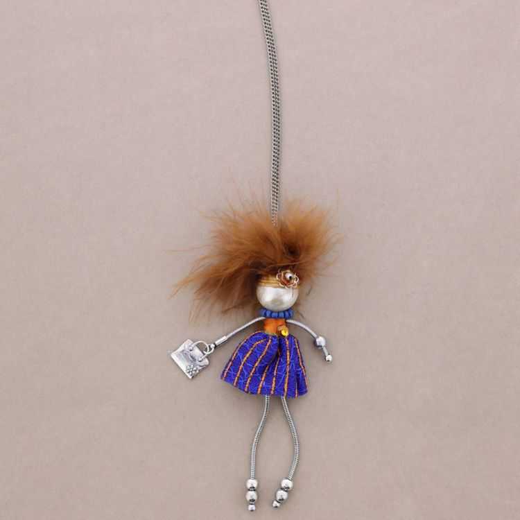 COLLAR LARGO COLG. MUÑECA LADY QUEEN