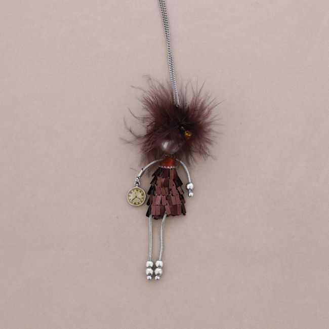 COLLAR LARGO COLG. MUÑECA LADY QUEEN