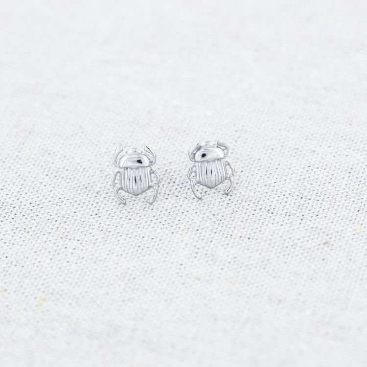 PENDIENTES PRESIÓN ACERO INSECTO