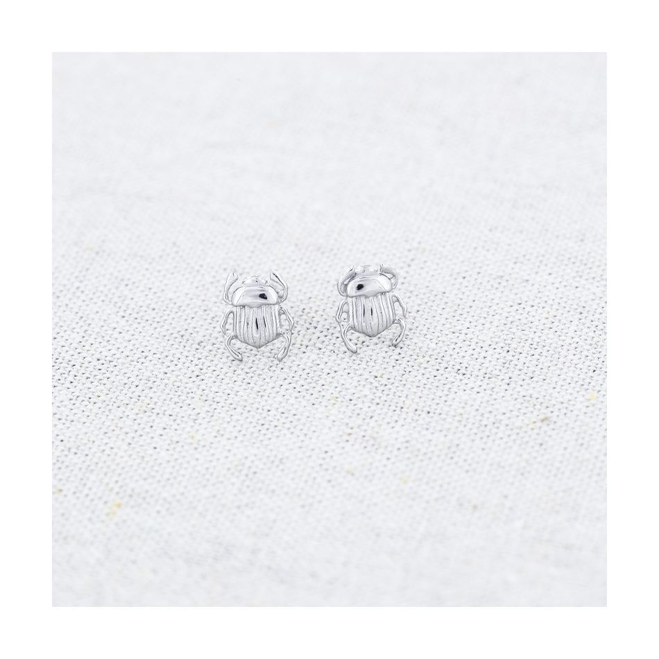 PENDIENTES PRESIÓN ACERO INSECTO
