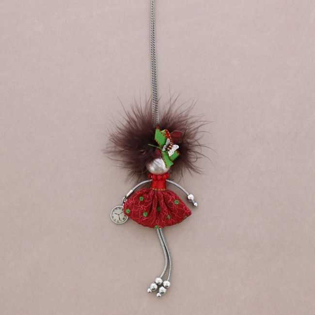 COLLAR LARGO COLG. MUÑECA LADY QUEEN