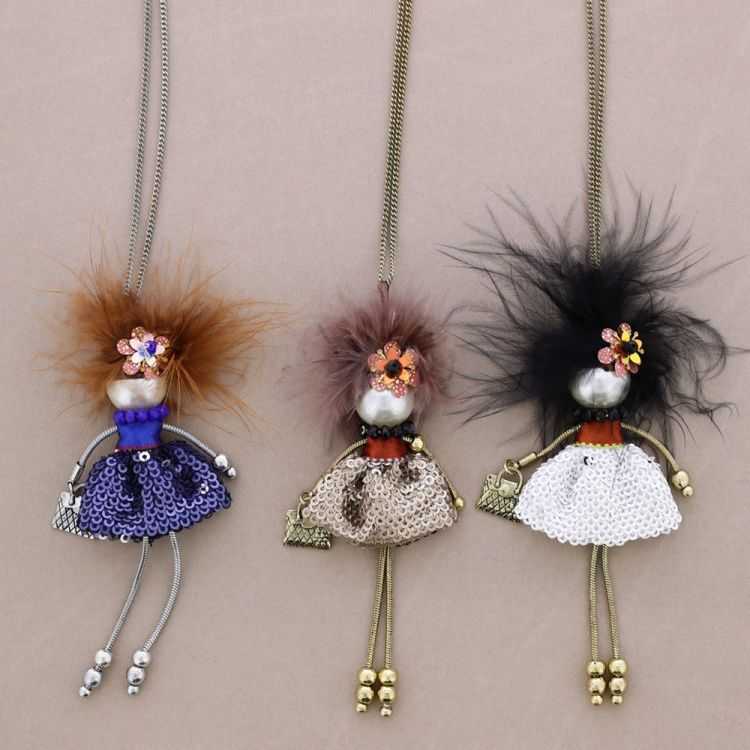 COLLAR LARGO COLG. MUÑECA LADY QUEEN 2