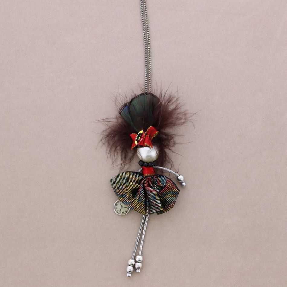 COLLAR LARGO COLG. MUÑECA LADY QUEEN