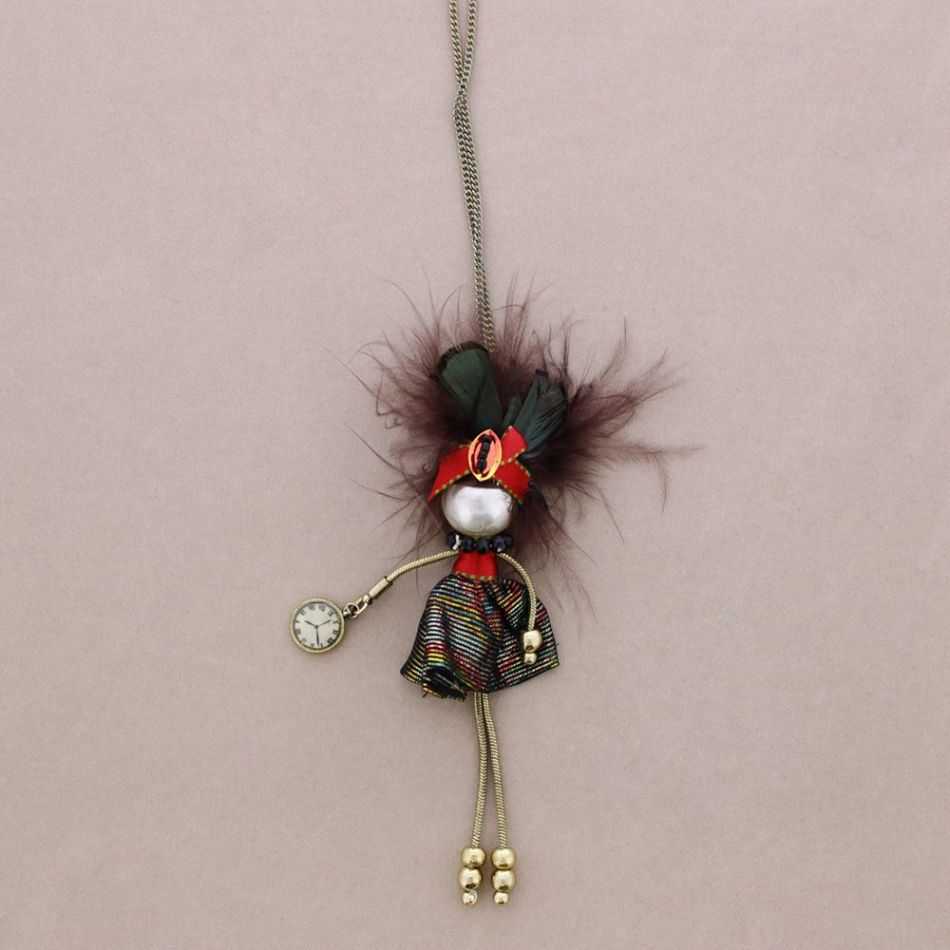 COLLAR LARGO COLG. MUÑECA LADY QUEEN