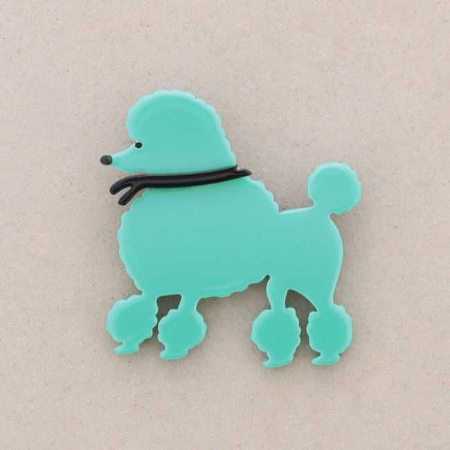 BROCHE PERRITO RESINA