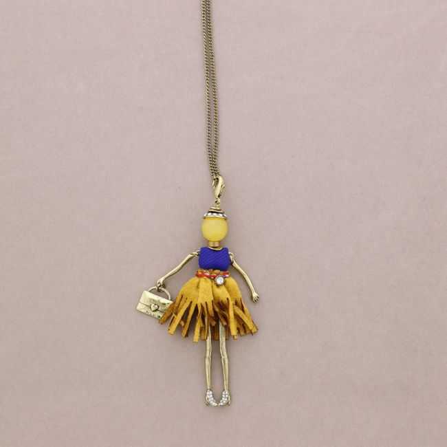 LONG PENDANT NECKLACE DOLL