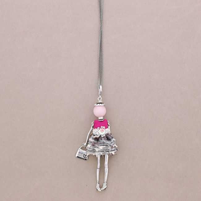 LONG PENDANT NECKLACE DOLL