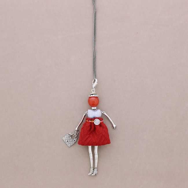 LONG PENDANT NECKLACE DOLL