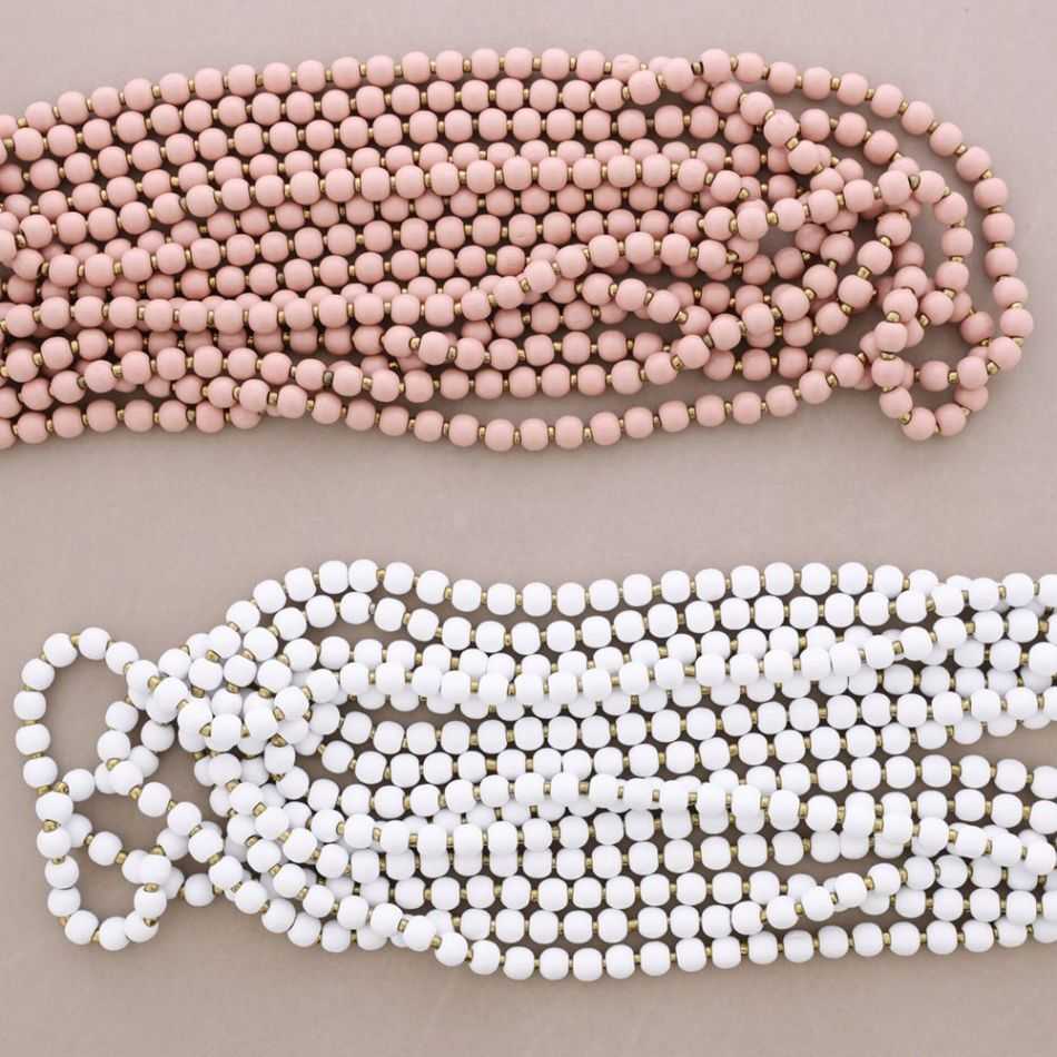 WOODEN BALLS NECKLACE