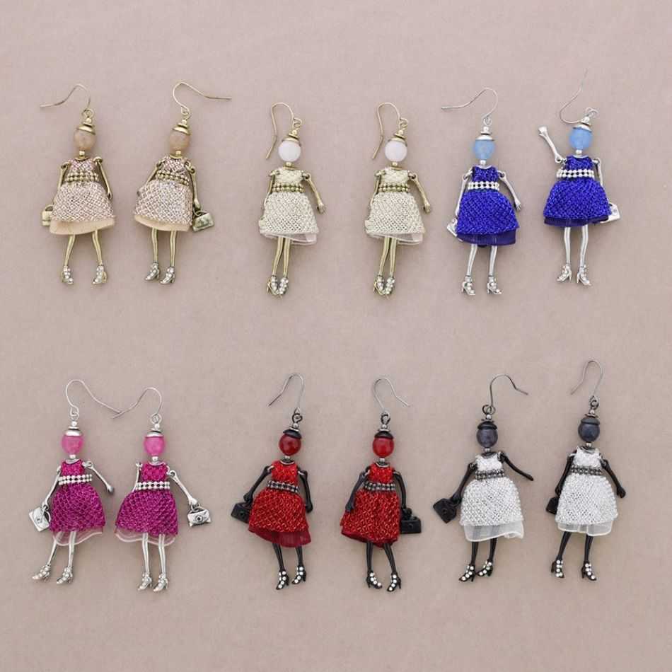 DOLL PENDANT EARRINGS