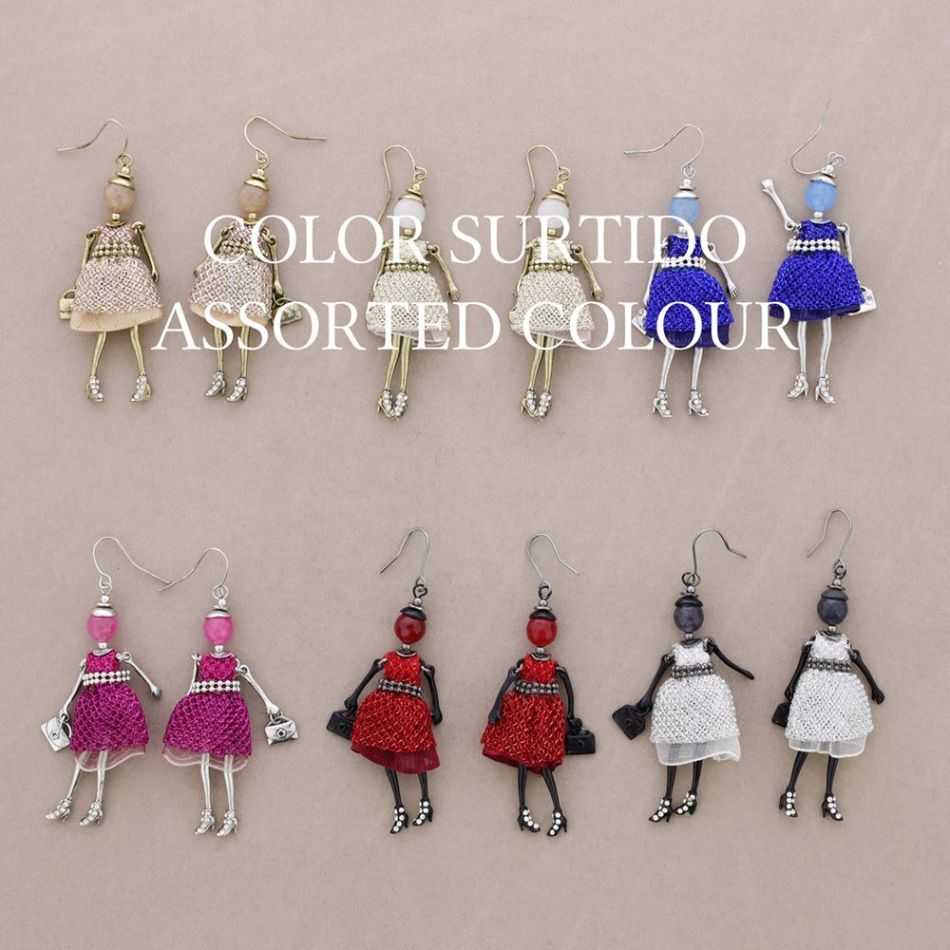 DOLL PENDANT EARRINGS