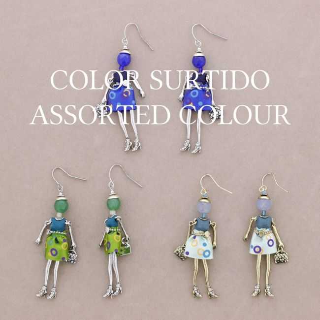PENDIENTES COLGANTE MUÑECA
