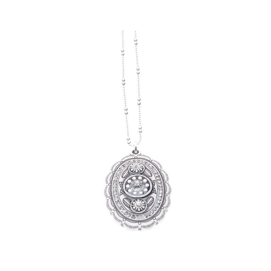 COLLAR LARGO COLGANTE RESINA