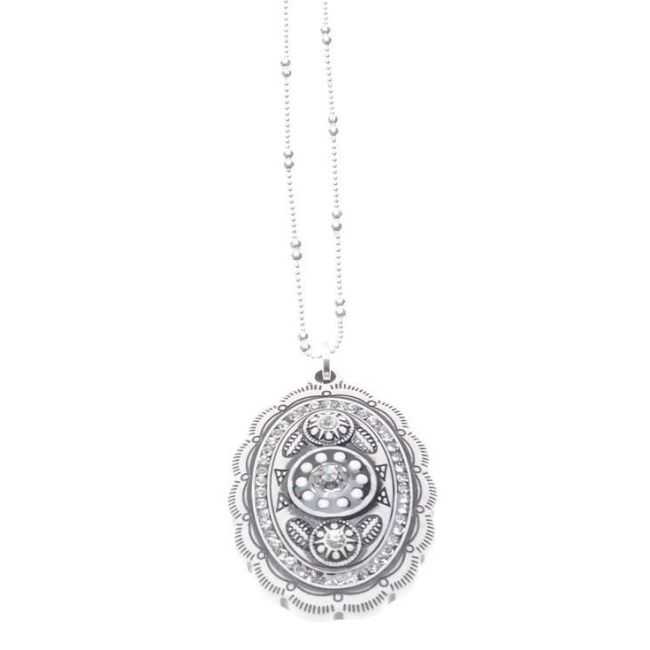 COLLAR LARGO COLGANTE RESINA