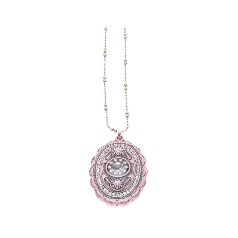 COLLAR LARGO COLGANTE RESINA