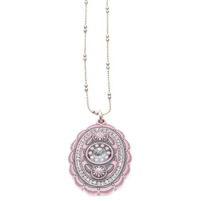 COLLAR LARGO COLGANTE RESINA