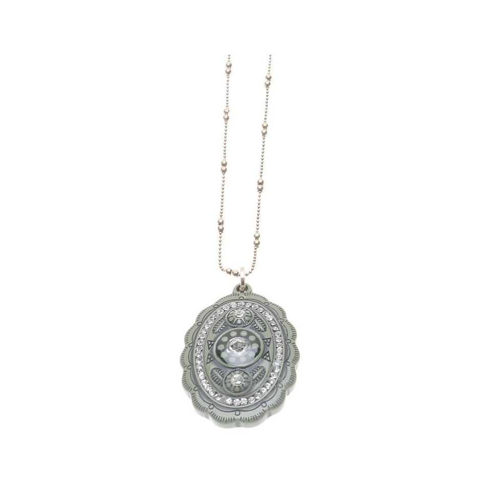 COLLAR LARGO COLGANTE RESINA