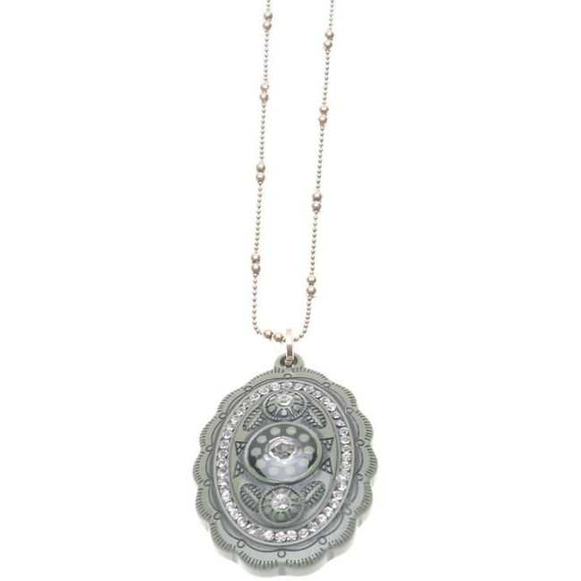 LONG RESIN PENDANT NECKLACE