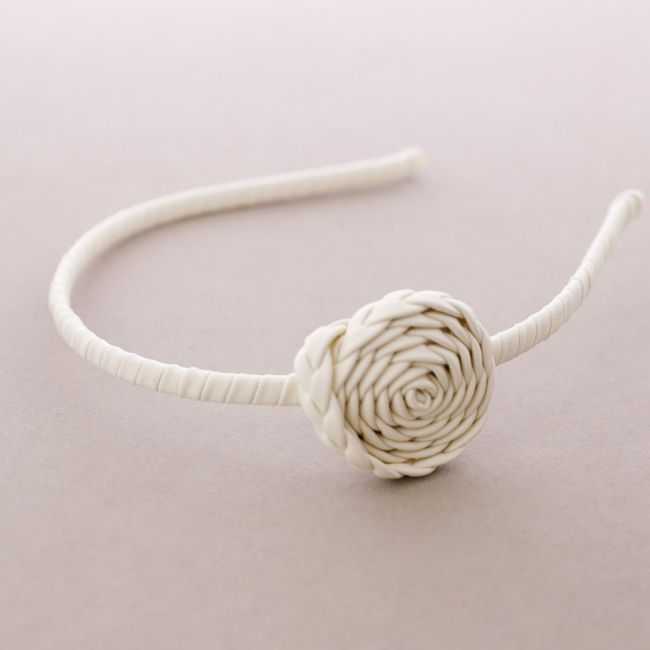 DIADEMA FLOR IMI.CUERO