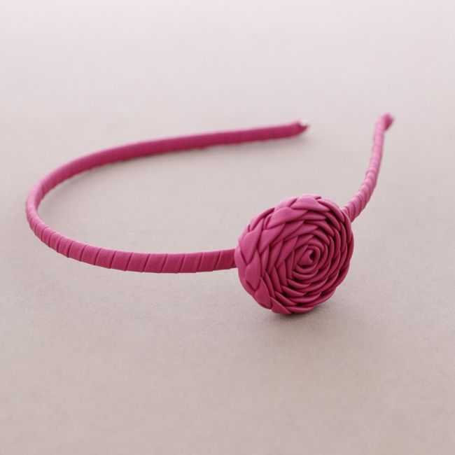 DIADEMA FLOR IMI.CUERO