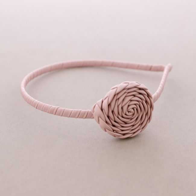 DIADEMA FLOR IMI.CUERO