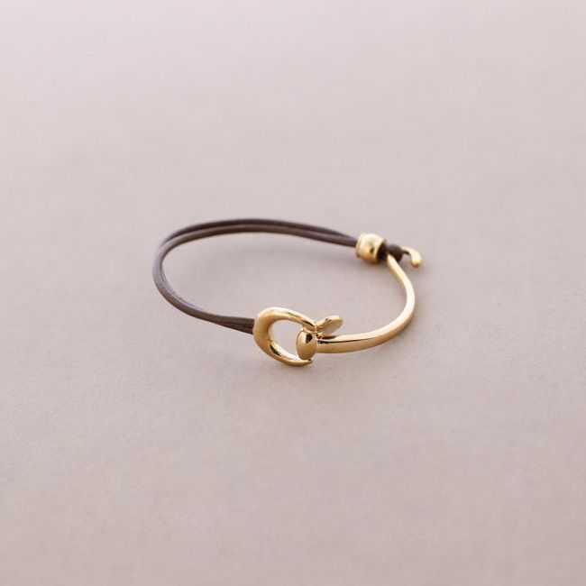 METAL LEATHER BRACELET