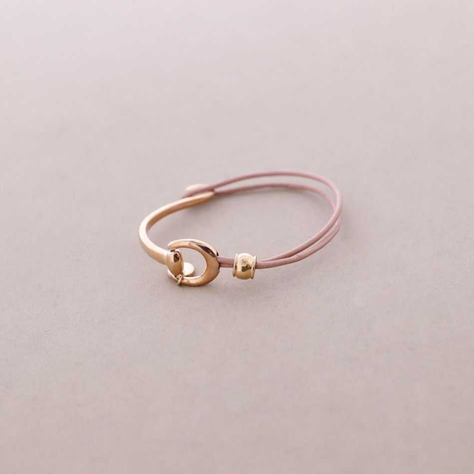 METAL LEATHER BRACELET