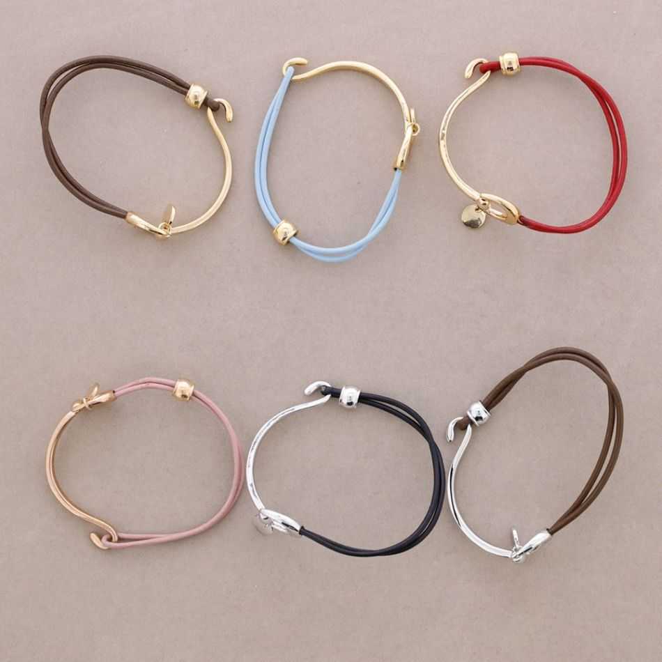 PULSERA METAL CUERO