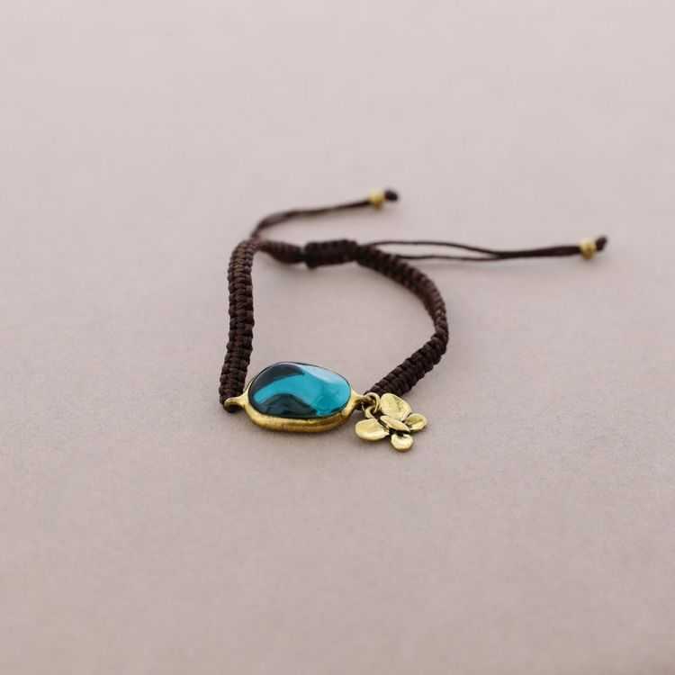 MACRAME METAL RESIN BRACELET 2