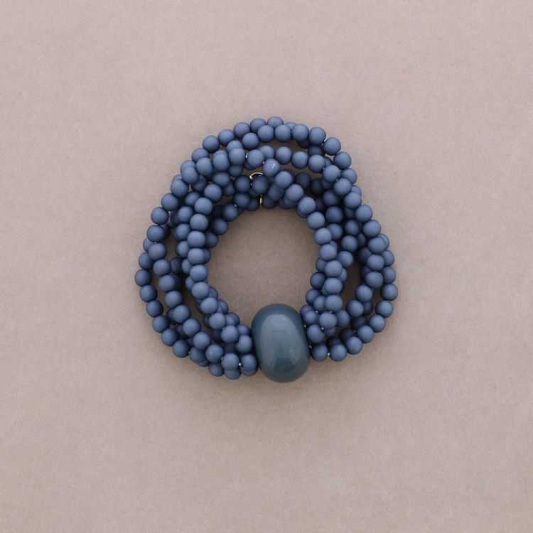 PULSERA ELÁSTICA CUENTAS RESINA 2