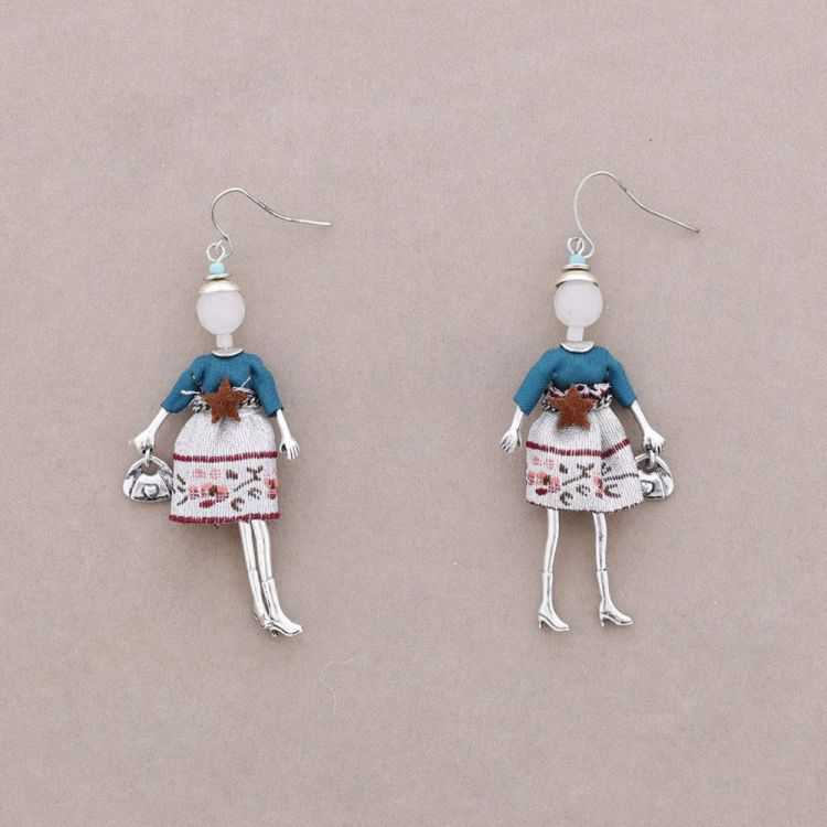 DOLL PENDANT EARRINGS 2