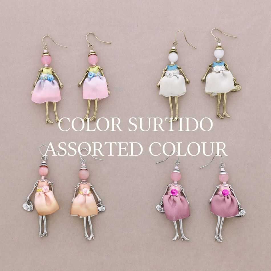 DOLL PENDANT EARRINGS
