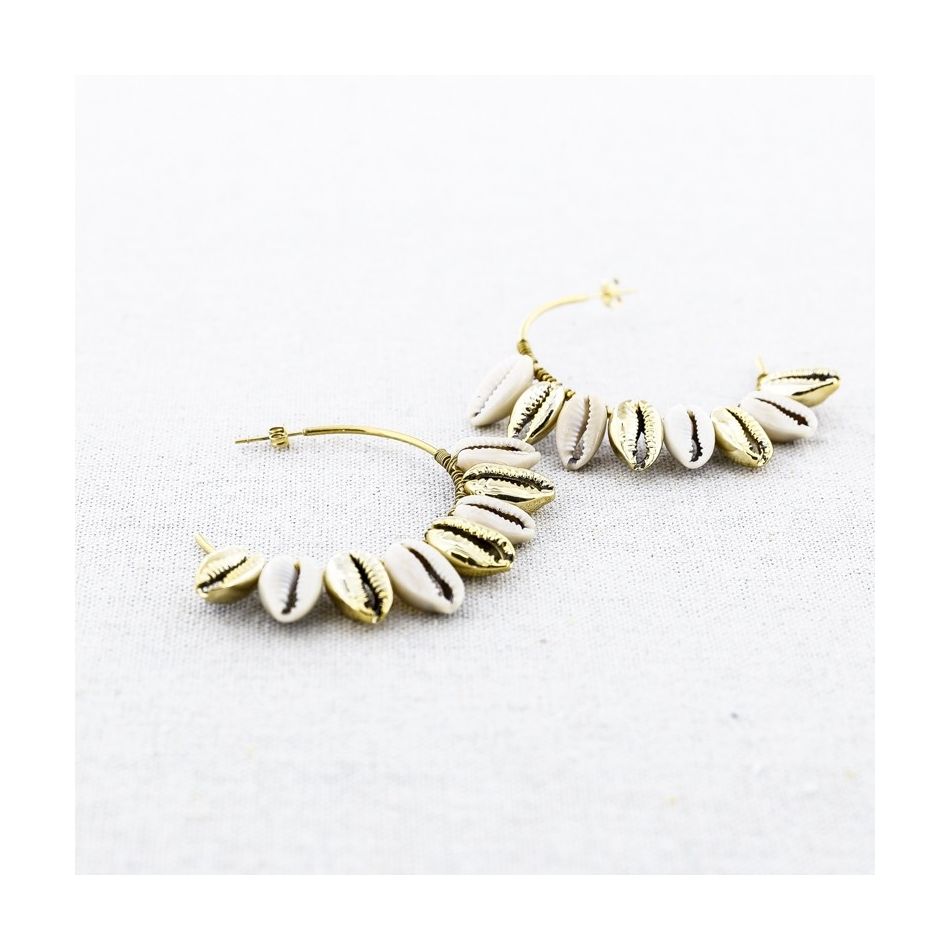 PENDIENTES ARO ACERO COLGANTES
