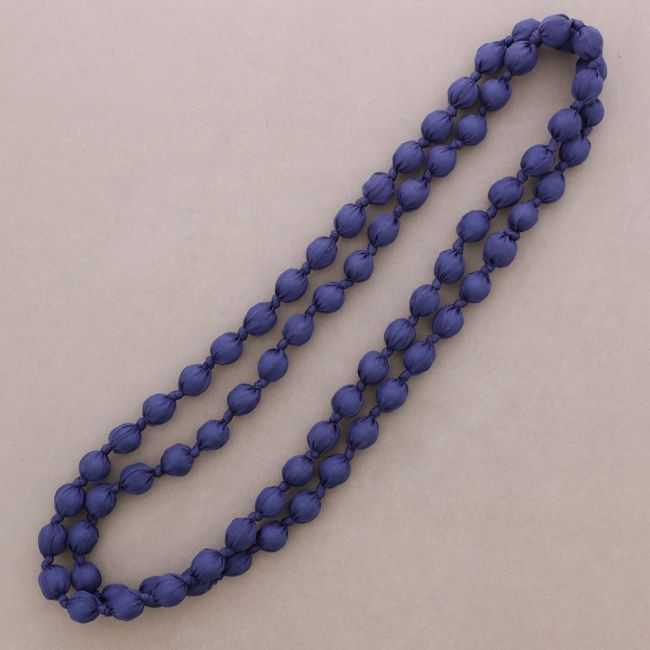 COLLAR LARGO BOLAS FORRADAS TELA 160CM