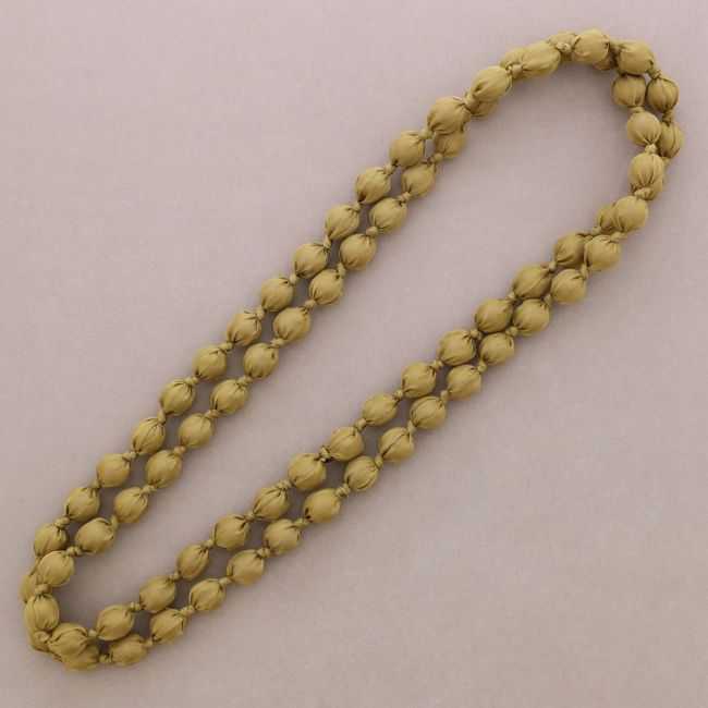 COLLAR LARGO BOLAS FORRADAS TELA 160CM