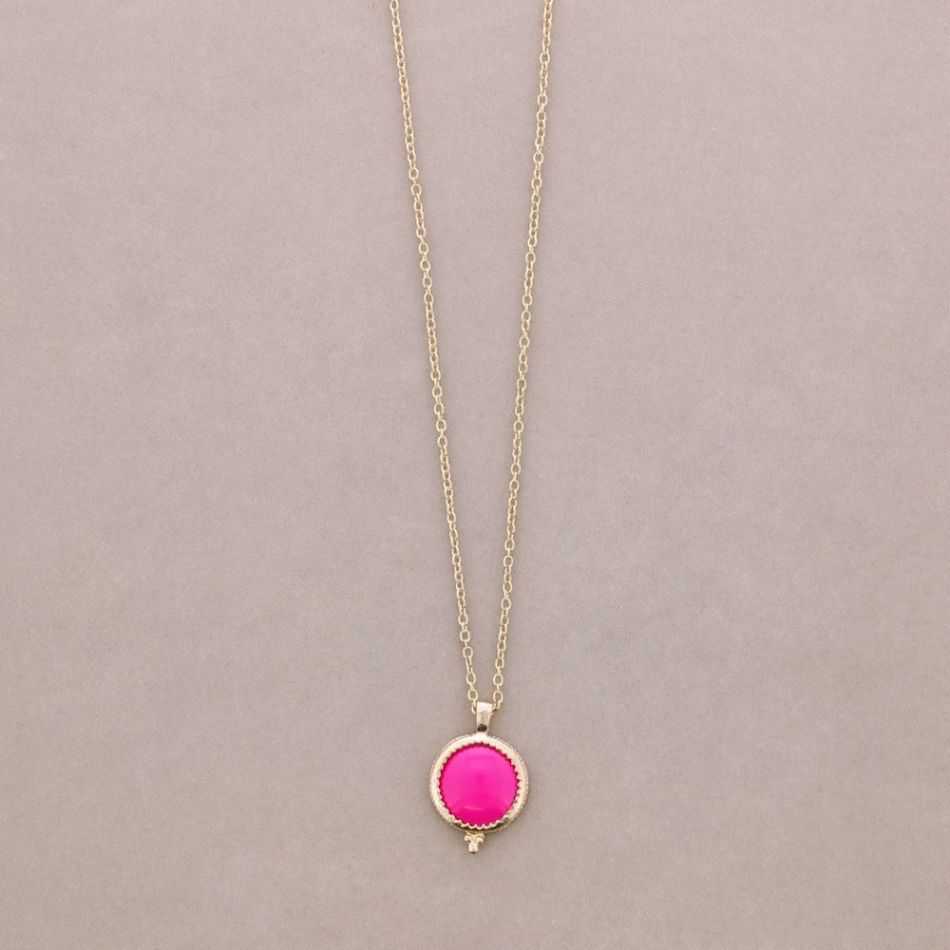 COLLAR LARGO COLG.METAL RESINA