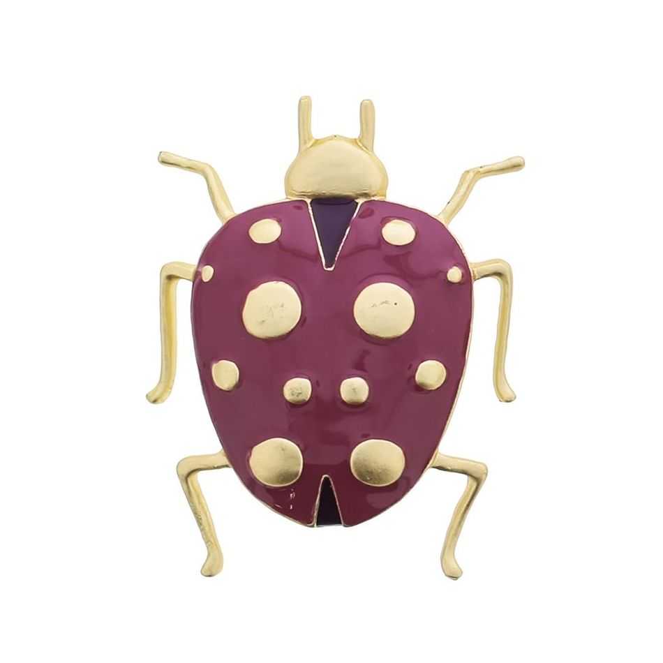 INSECT BROOCH METAL ENAMEL