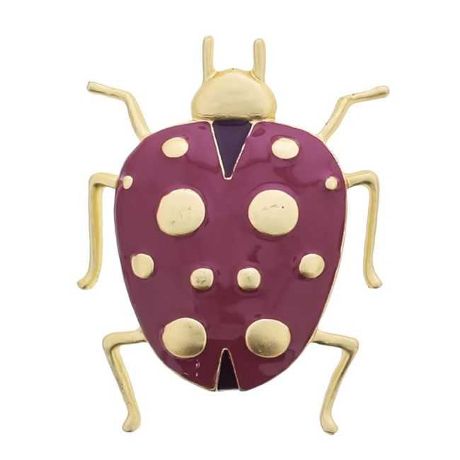 INSECT BROOCH METAL ENAMEL