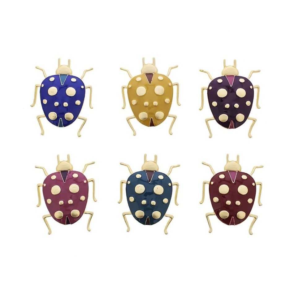 BROCHE INSECTO METAL ESMALTE