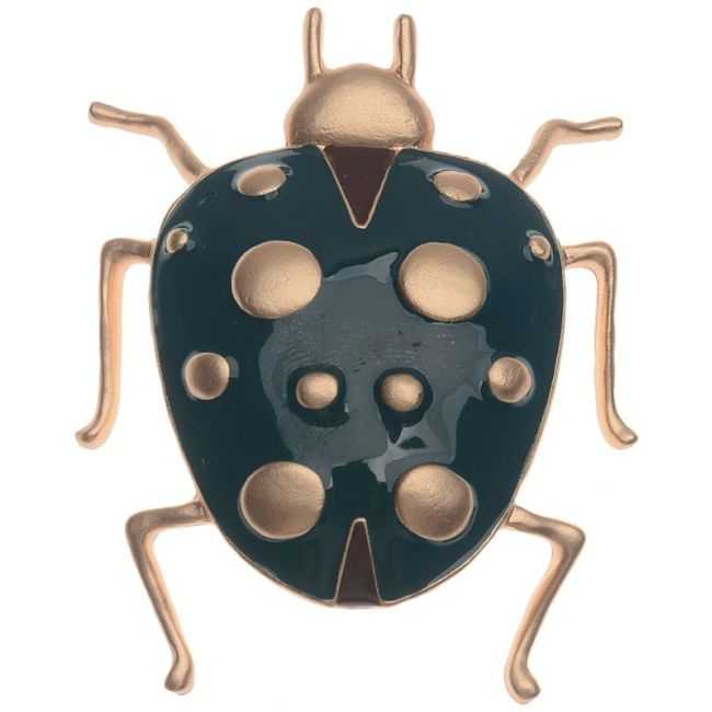 INSECT BROOCH METAL ENAMEL