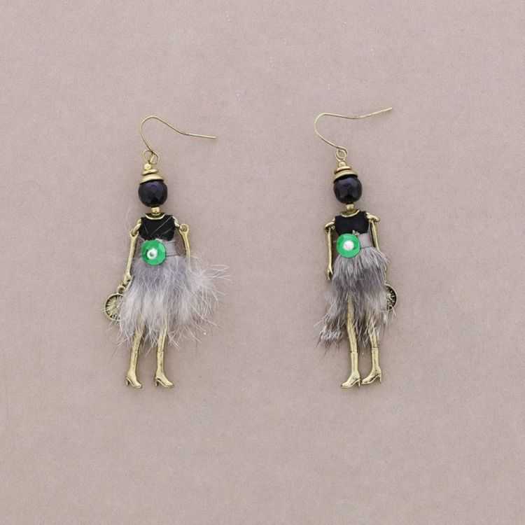 DOLL PENDANT EARRINGS 2