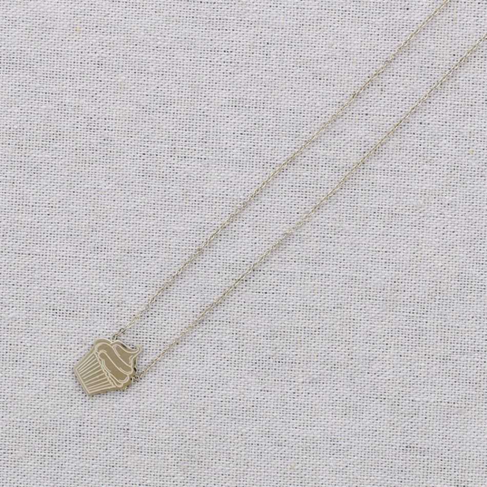 MUFFIN STEEL SHORT NECKLACE
