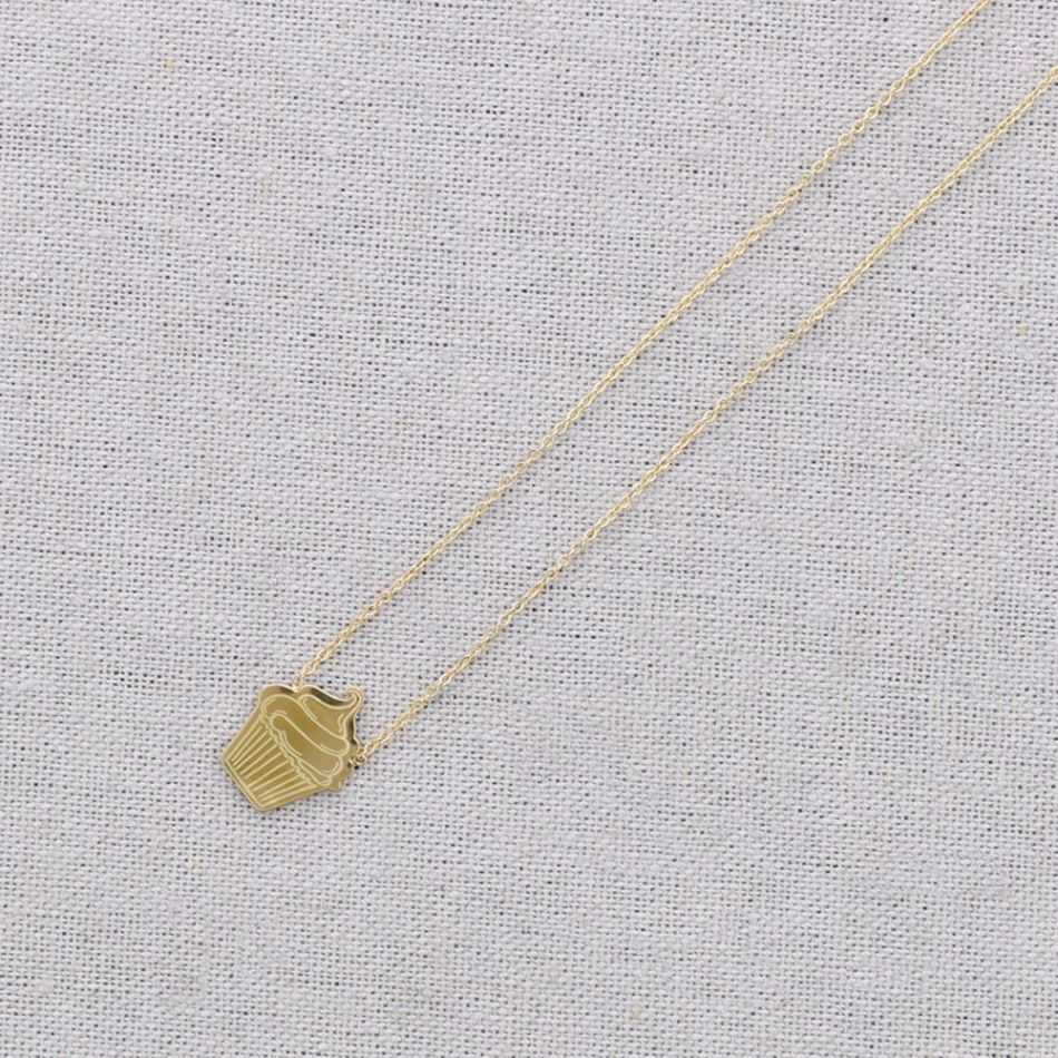 MUFFIN STEEL SHORT NECKLACE