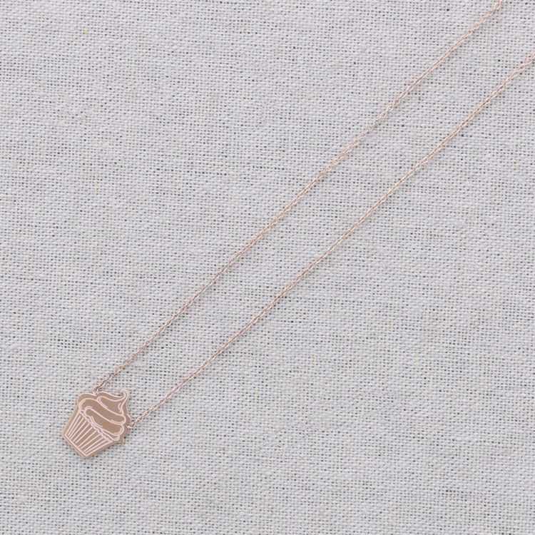 MUFFIN STEEL SHORT NECKLACE 2